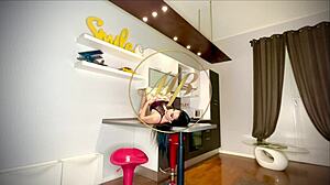 black goddess dominates slaves with fingering humiliation