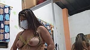 Visited my stepson’s new place and ended up banging in Arab lingerie! 🔥