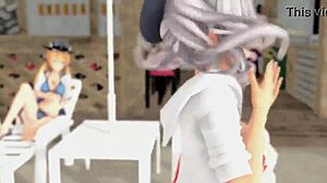 Love Me If You Can MMD R18 プリンツ・オイゲンと鹿島！😍