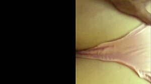 French amateur slut in satin panties gets deepthroat