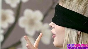 coco lovelock’s blindfold challenge gets spicy with stepbro