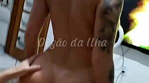 The girlfriend voyeured as the curvy redhead rode her boyfriend in this swinger group scene.