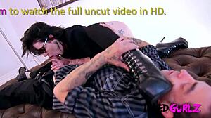 Inked MILF Dominates with Intense Foot Fetish Power