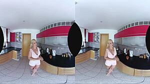 Blonde Czech Rides Cock Anal.