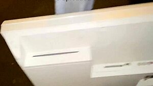 cracky watches tv with mature women