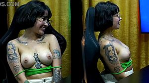 Martina Oliveira Shows Body In Public Interview