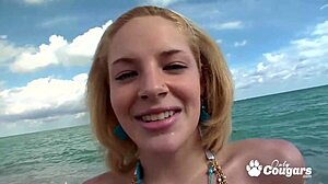 18yo ally ann rides big dong with bubble butt