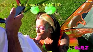 inked gurlz fairy inked babe banged outside deepthroat