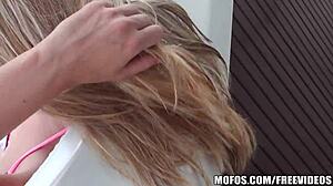 Megan Gets Soaked Riding Hard in Jacuzzi Spanking Fun