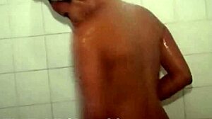 Dominican Amateur Showers Pussy After Fucking