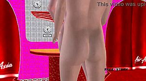 Animated 3D Cartoon Porn Beautiful Couple Enjoying Foreplay Fun