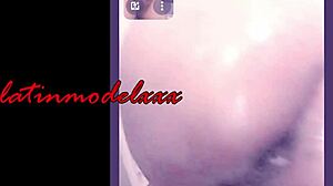 Latina Squirts Passionately During Videocall Masturbation Orgasm. Intense Legs And Solo Action.