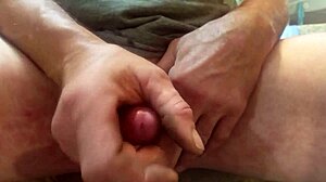 Jacking While Watching Cum