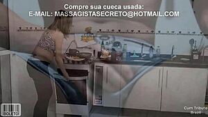 Girl with stomach ache farting stinky - brazilian cum tribute 😝