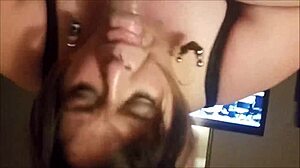 BBW Giving Head in Homemade POV Scene