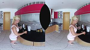 Blonde Czech Rides Cock Anal.