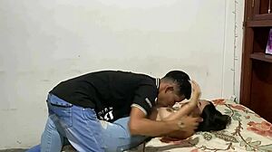 Hot bbw babe visits parents' house, begs for big black cock in pussy and facial