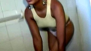 Dominican Amateur Showers Pussy After Fucking