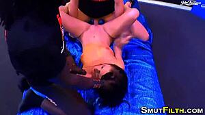 Euro ho gets bukkake with bbc spunk dripping everywhere.