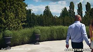 i watch mina k get manhandled with deepthroat and anal gaping on all fours