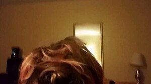 BBW Giving Head in Homemade POV Scene