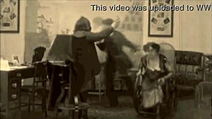Vintage Hairy Pussy Gets Fucked In Age Of Steam