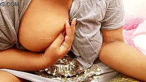 Brother's Wife Teases with Her Big Indian Boobs