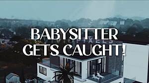 Horny husband craves teen Asian babysitter for anal play. Sims 4 drama unfolds!