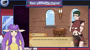 Avatar trainer part 23 blowjob from guard feels good