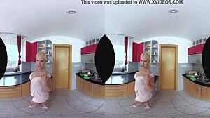 Blonde Czech Rides Cock Anal.