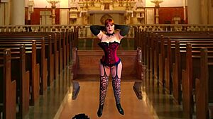 Starka daje divje hardcore jebanje z eksplozivnim koncem