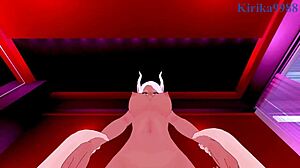 Toru Hagakure and Rumi Usagiyama Mirko share intense emotional sex in My Hero Academia POV Hentai