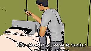 देवर भाभी को वाइल्ड 3डी कार्टून सेक्स राइड में डोमिनेट करता है