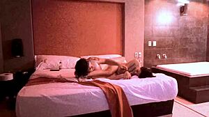 Your tits bounce in the jacuzzi as you ride my cock moaning!