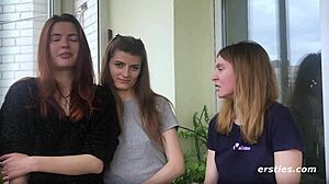 Horny Tattooed Girls In Uninhibited Lesbian Threesome With Vibrators And Licking