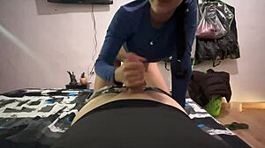 My best friend's wife gives amazing blowjob 😍