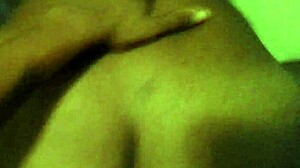 Young couple having amateur fun.