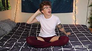 margo enjoys her alone time with toys and masturbation in a softcore german amateur video