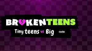 Tall Teen With Huge Tits Interacts.