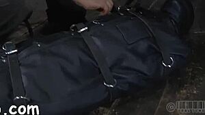 Enchanting gal endures harsh whipping session.