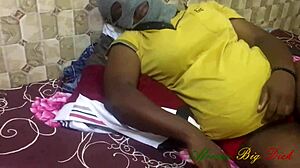 Cum hardcock with ripped clothes and big black cock blowjob