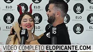 Colombian Blonde Sucks Lollipop Hard