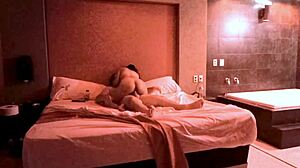 Your tits bounce in the jacuzzi as you ride my cock moaning!