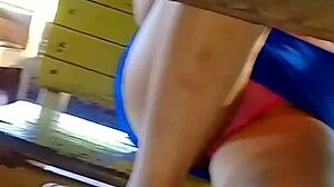 Upskirt a Universitaria Colombiana