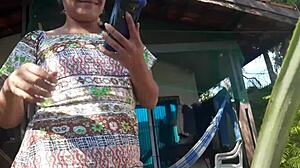 Virtual Dating with Paty's Ass and Pussy via WhatsApp