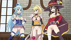 i'm sharin' this konosuba rule34 compilat'n with all the hentai scenes i luv, full of anime action.