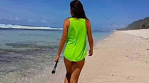 Intimate Beach Encounter in Paradise