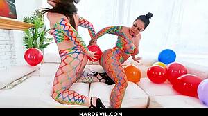 Intense threesome with latina monica santhiago, sophia burns, and jazz duro featuring anal, rimjob, and big cock