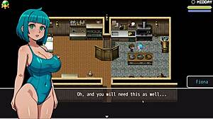 Lost Lagoon Harem Hentai Game Ep 3: She Fell in Water Without Panties.