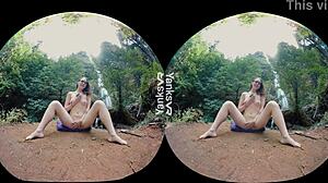 Watch Yanks Hottie Sierra's Huge Orgasm with Vibrator Outdoors!